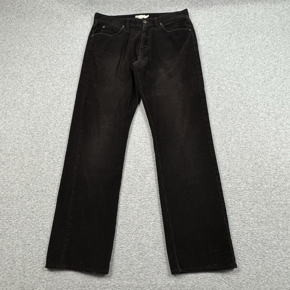 J. Crew Dark Brown Corduroy Pants Mens 33x32 VTG‎ Style Classic Casual Grunge